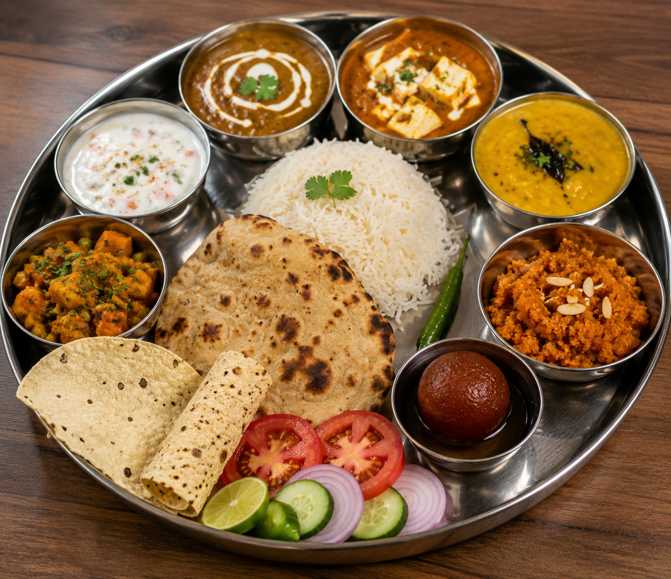 Indian Thali – A Complete Guide to India's Traditional Platter