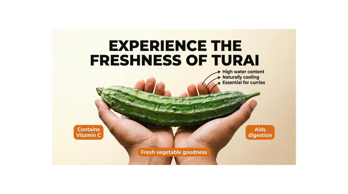 500g Fresh Turai (Ridge Gourd)