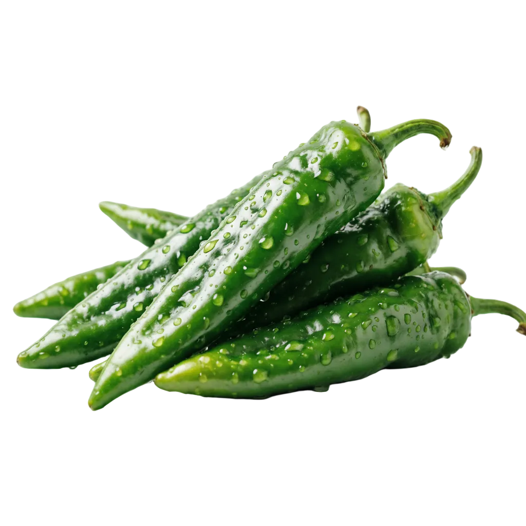 200g Fresh Haree Mirch (green Chili)