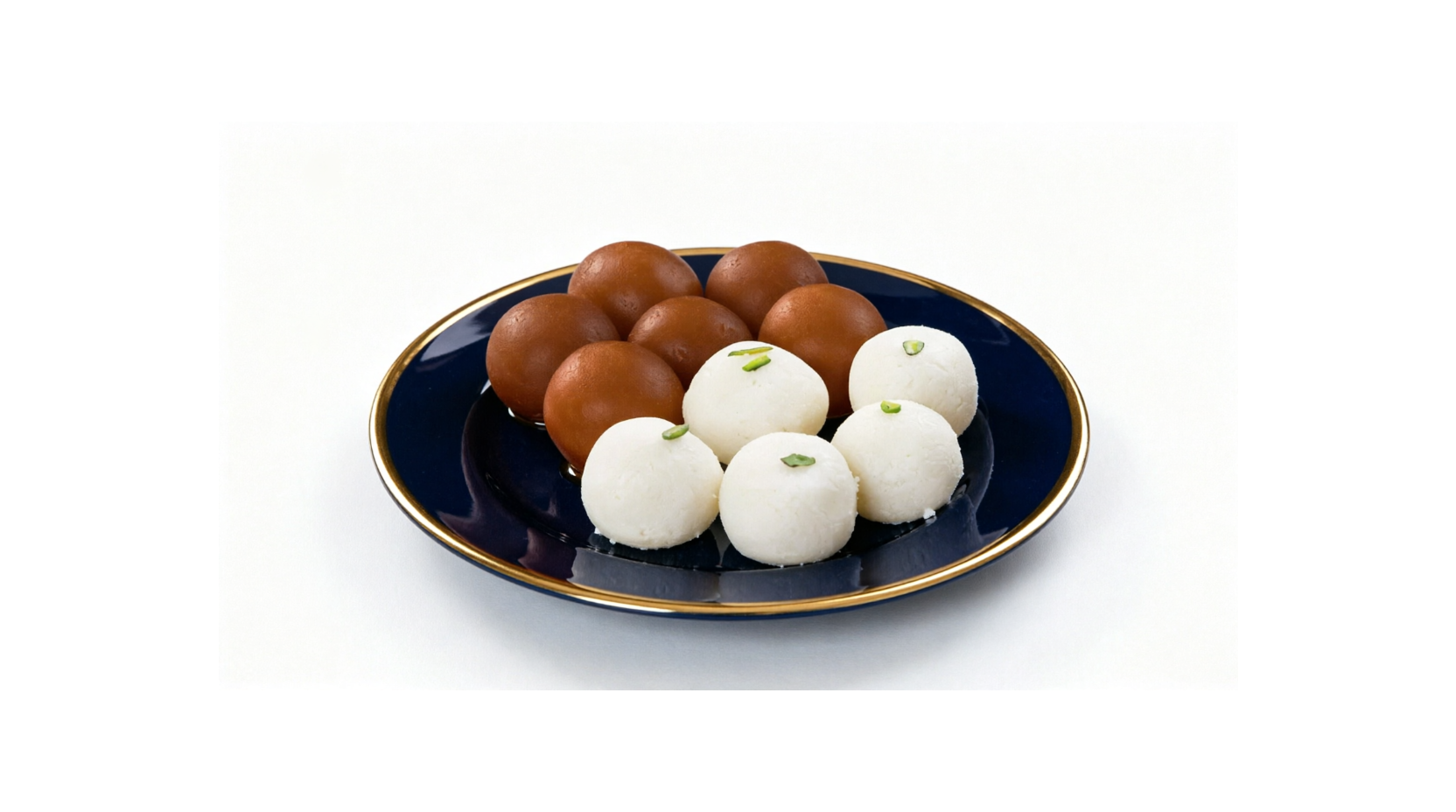 Handmade & Fresh - 400g 2in1 pack Gulab Jamun & Rasgullas