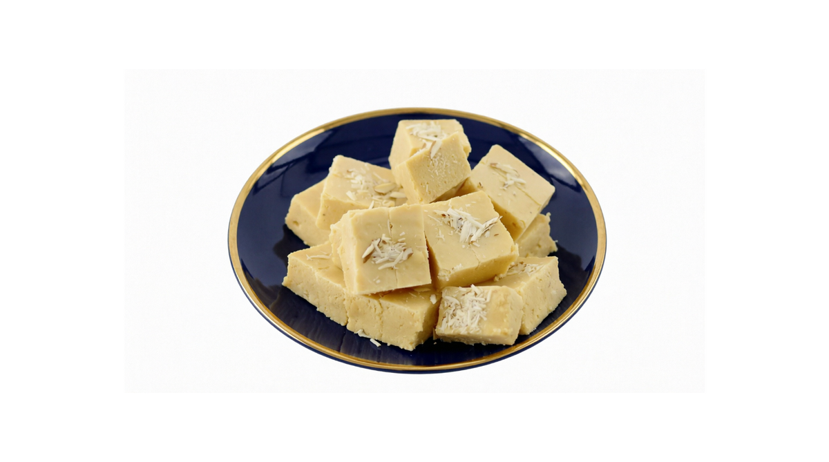 Handmade & Fresh - 400g Barfi (With Flaked Almonds)