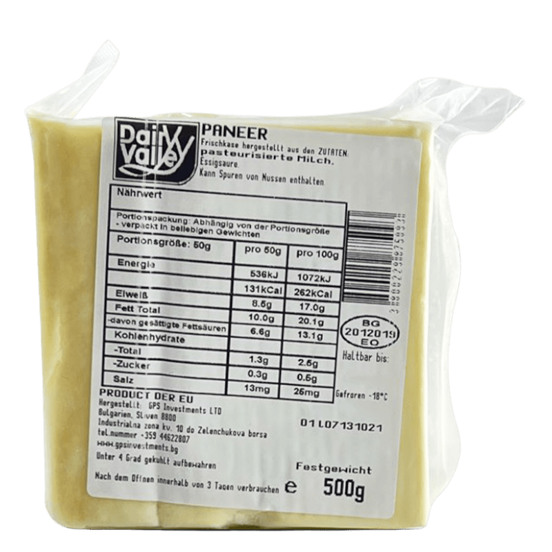 500g Fresh Paneer
