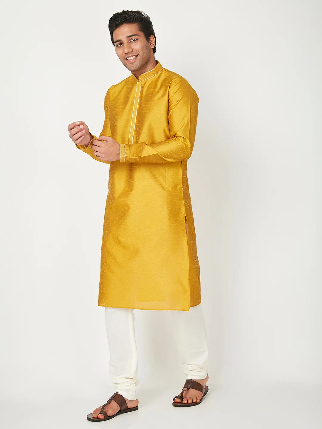 Men's Cotton Solid Kurta Sets