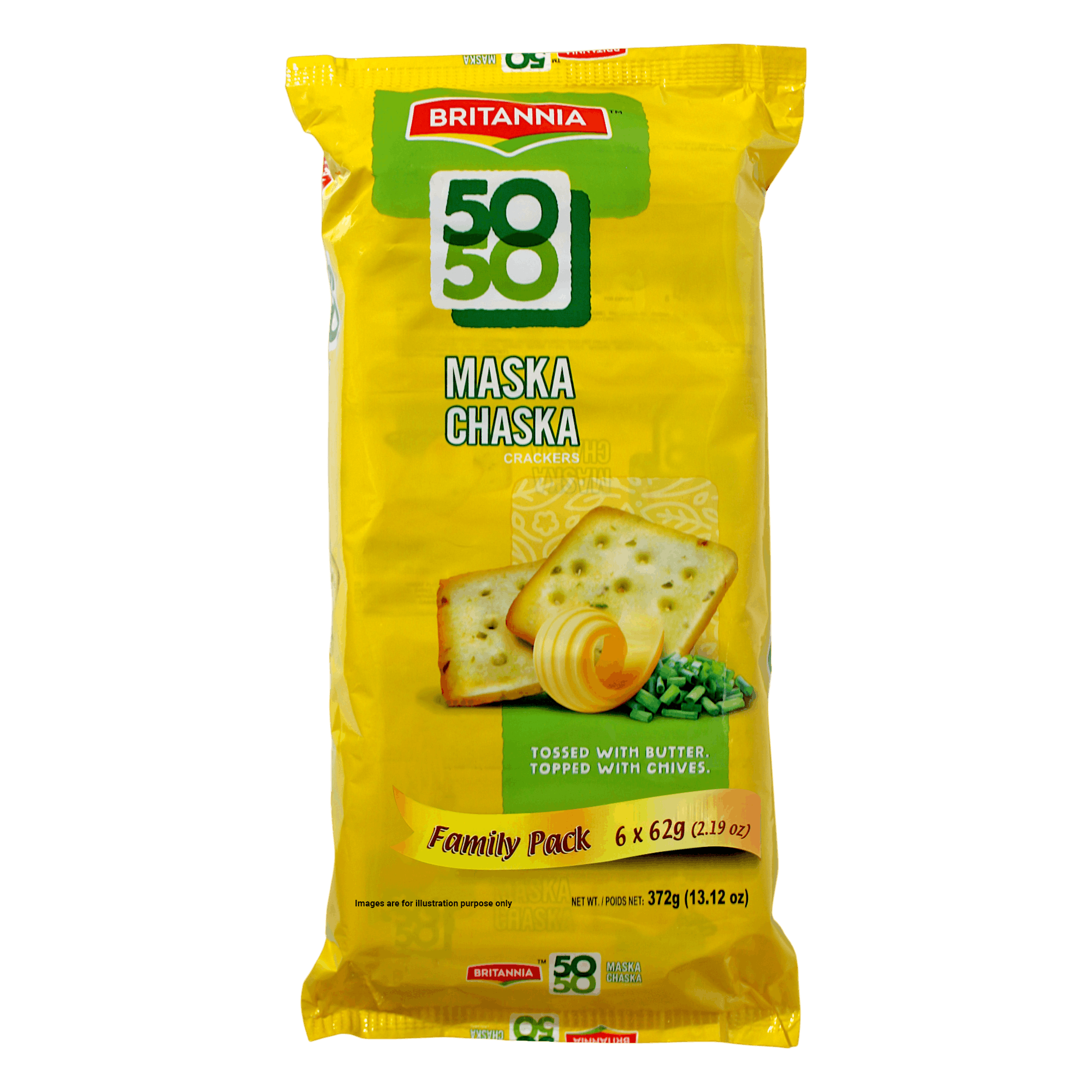 Britannia - 372g (24x62g) 50&50 Maska Chaska