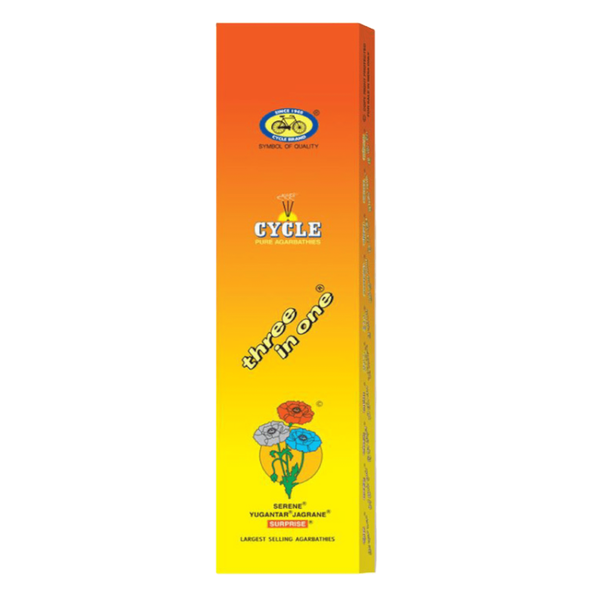 Cycle -  Agarbatti Incense Sticks 3-in-1 (21 sticks)