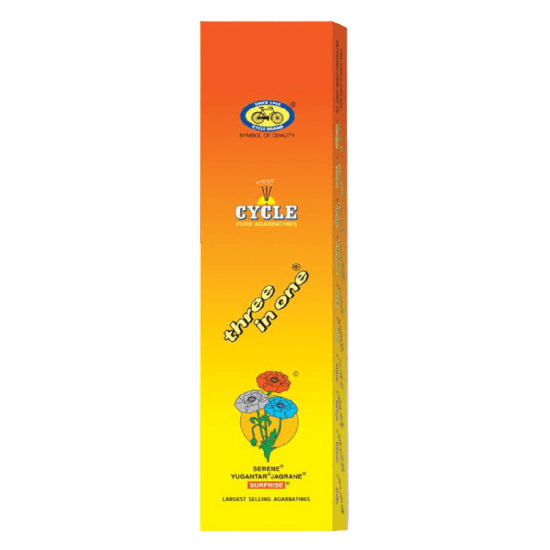 Cycle -  Agarbatti Incense Sticks 3-in-1 (21 sticks)
