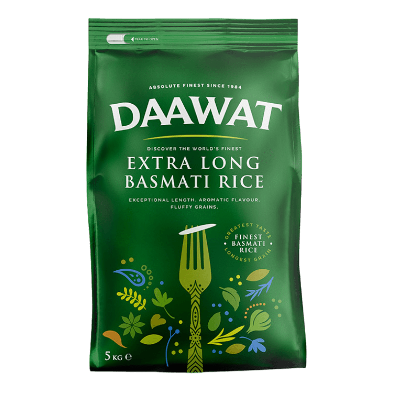 Daawat - 5kg Extra Basmati Rice Extra Long