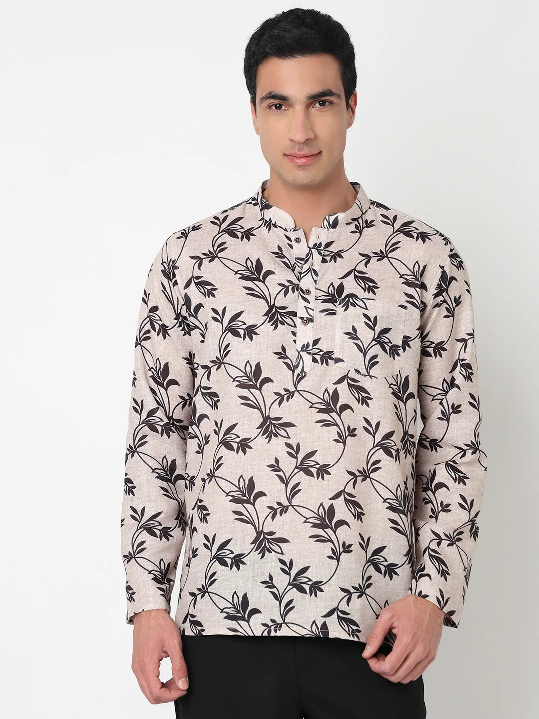Printed Straight Short Kurta