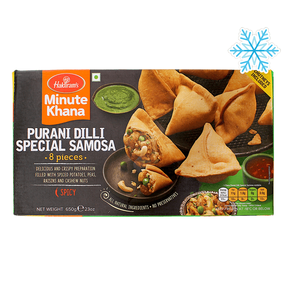 Haldiram's - (Frozen) 650g Purani Dilli Special Samosa (8 pieces)