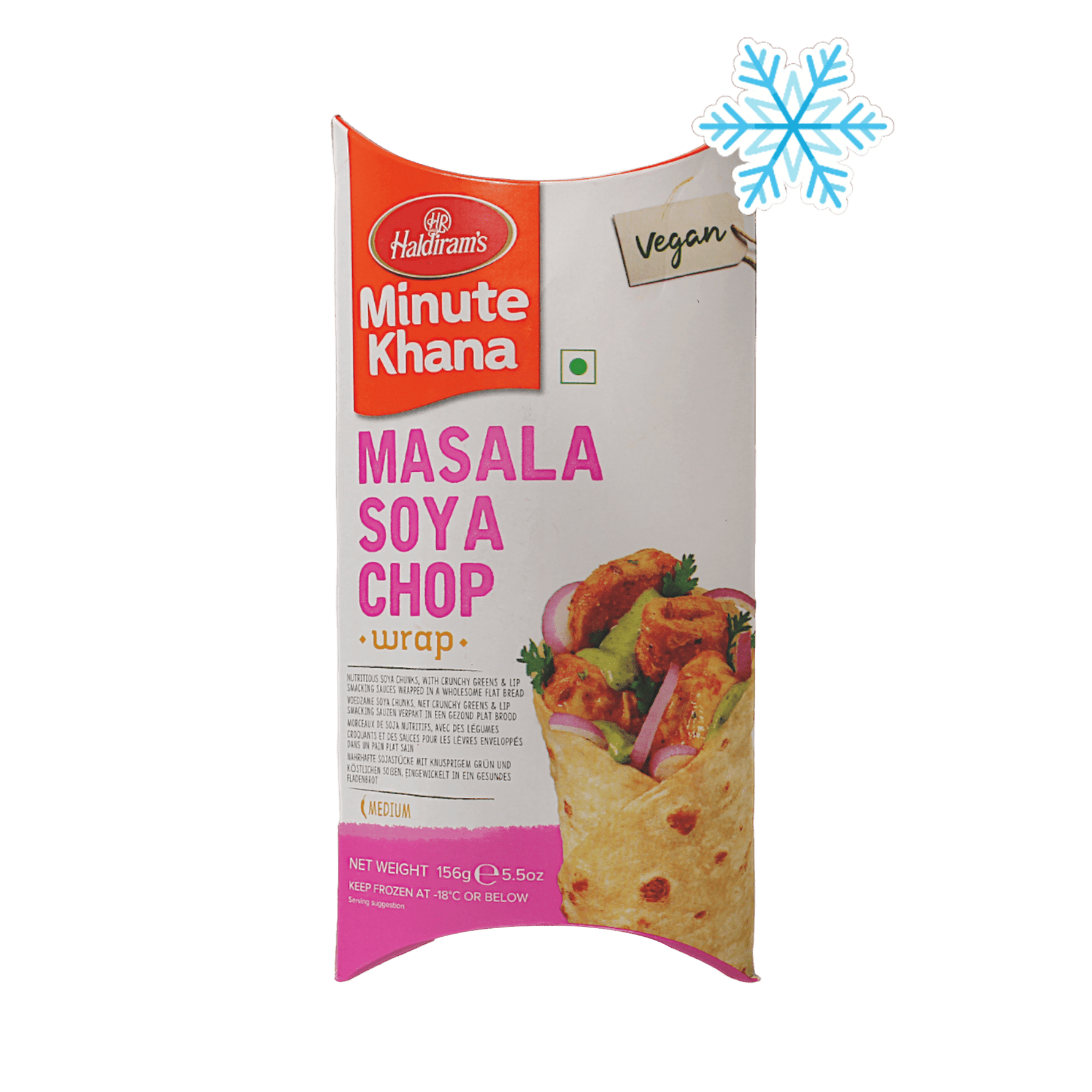 Haldiram's - 156g (Frozen) Masala Soya Chop Wrap