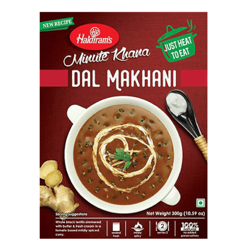 Haldiram's - 300g Dal Makhani with lentils RTE