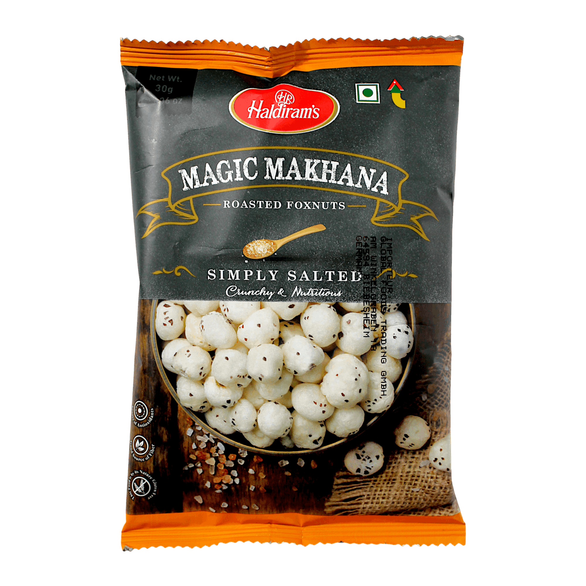 Haldiram's - 30g Magic Makhana Roasted Foxnuts (Simply salted)