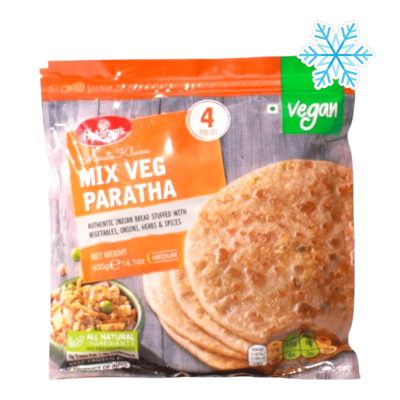 Haldiram's - 400g (Frozen) Minute Khana mix Paratha 4 Pieces