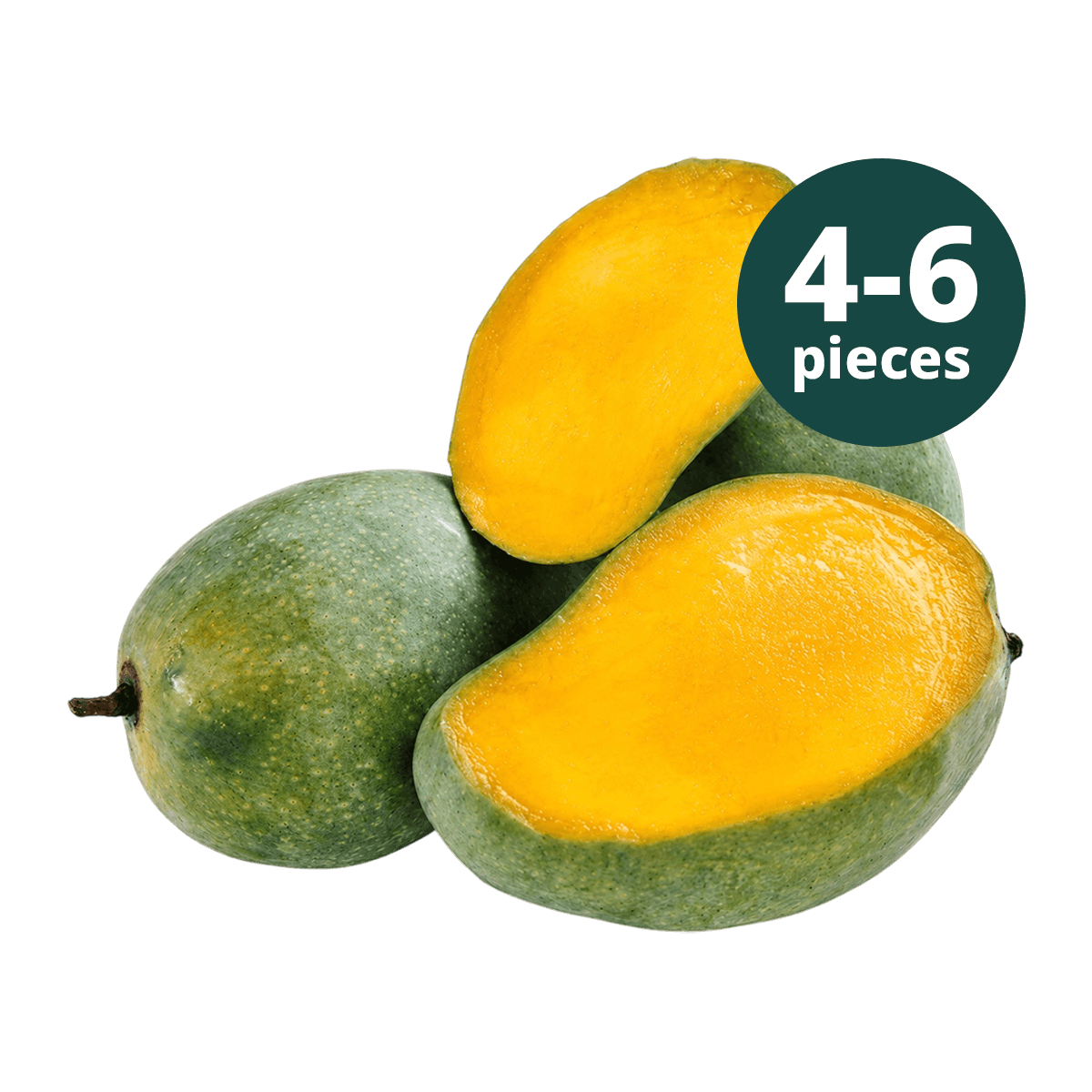 4 to 6 pieces Langra Mango (1.4 to 1.6 kg)