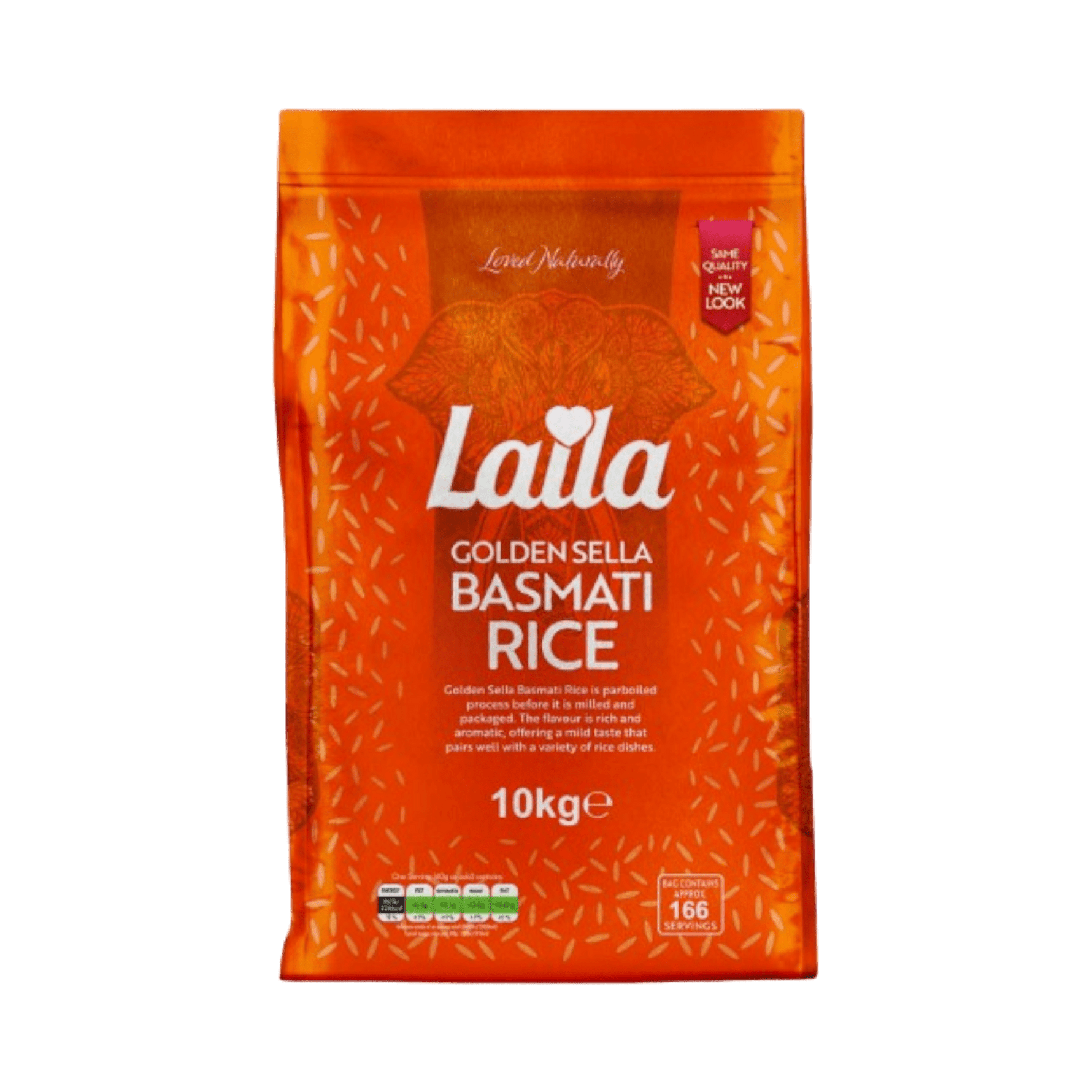 Laila - 10kg Golden Sella Basmati Rice