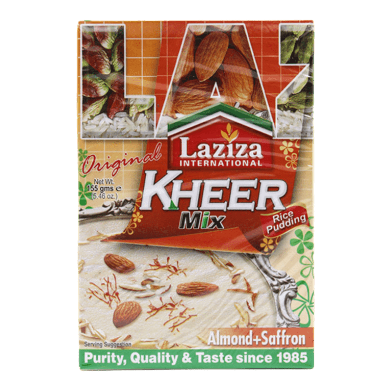 Laziza - 155g Kheer Rice Pudding Mix with Almonds & Saffron