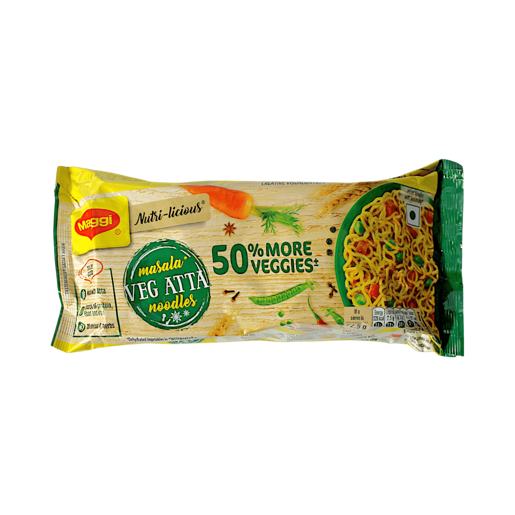Maggi - 290g Masala Veg Atta Noodles (BBD 30.08.26)