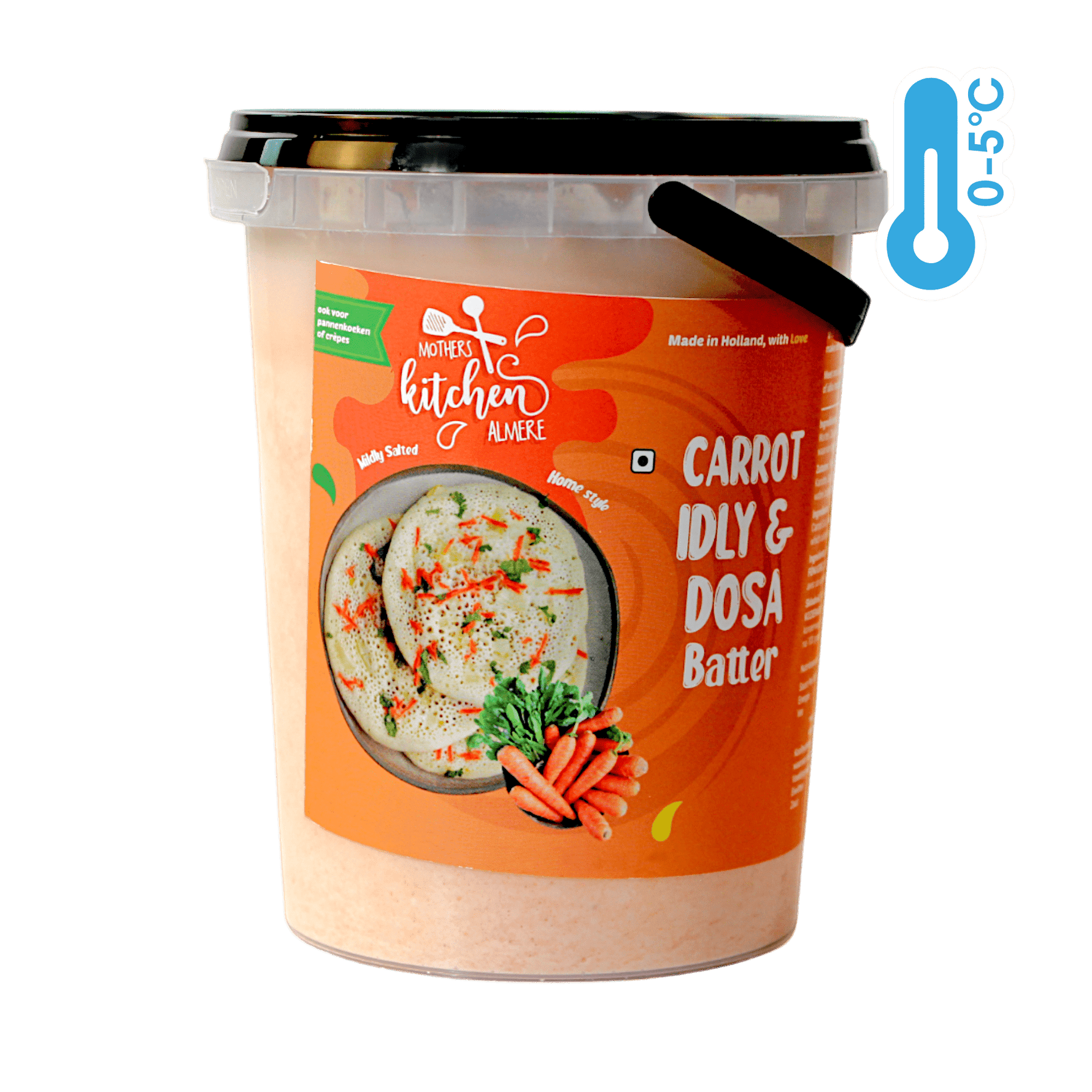 Mothers Kitchen - 1l Carrot Idly & Dosa Batter