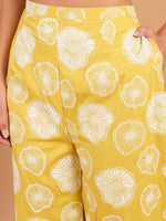 Sunshine Blossom Printed Straight Kurta Set