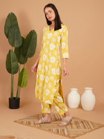 Sunshine Blossom Printed Straight Kurta Set