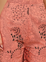 Blush Paisley Printed Straight Kurta Set