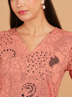 Blush Paisley Printed Straight Kurta Set