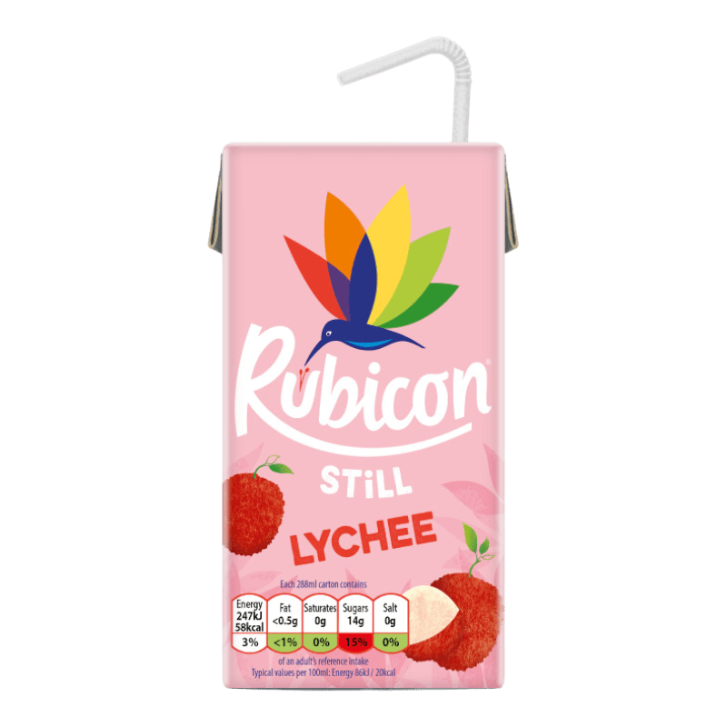 Rubicon - 4 x 288ml Lychee Juice