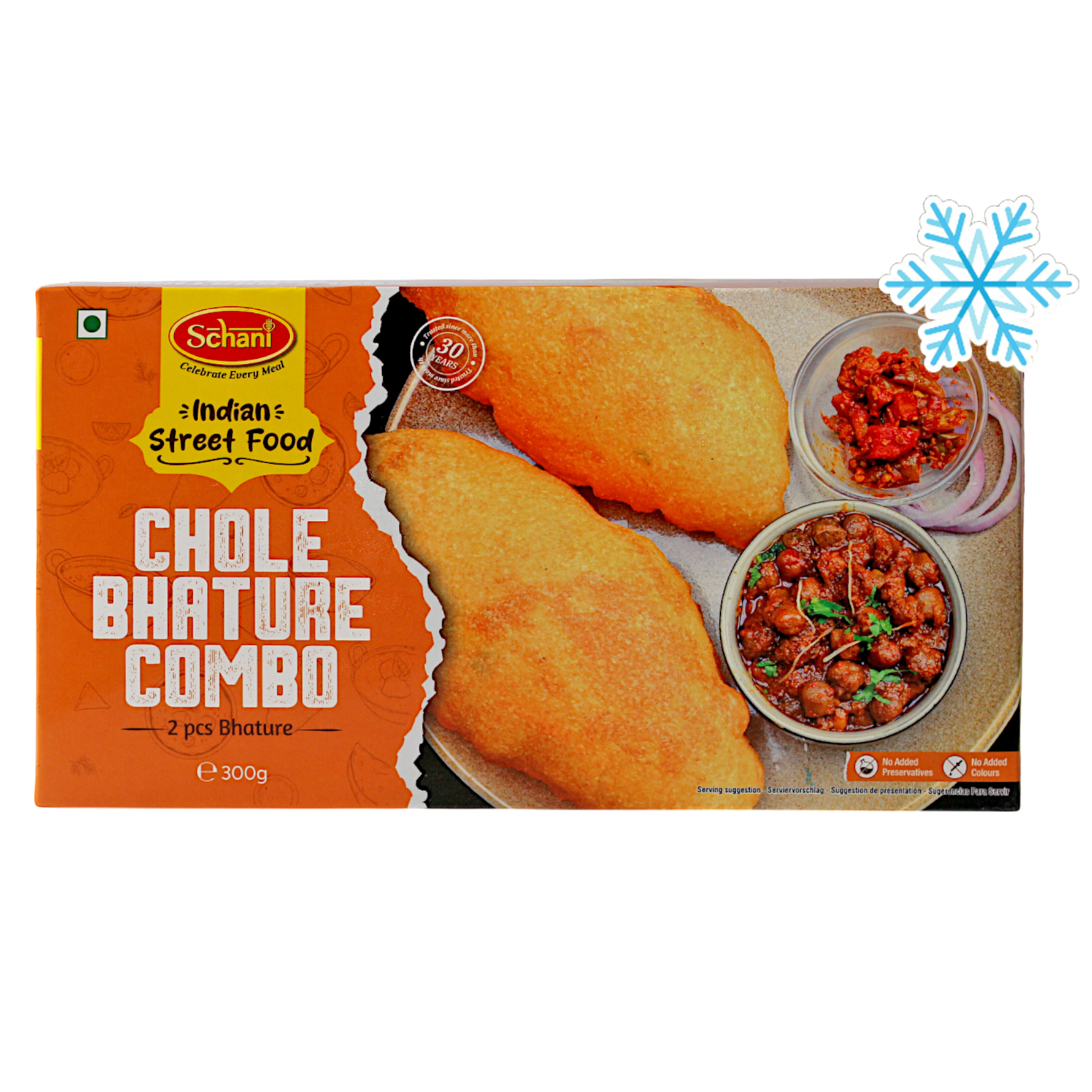 Schani - 300g (Frozen) Chole Bhature Combo 2 pieces