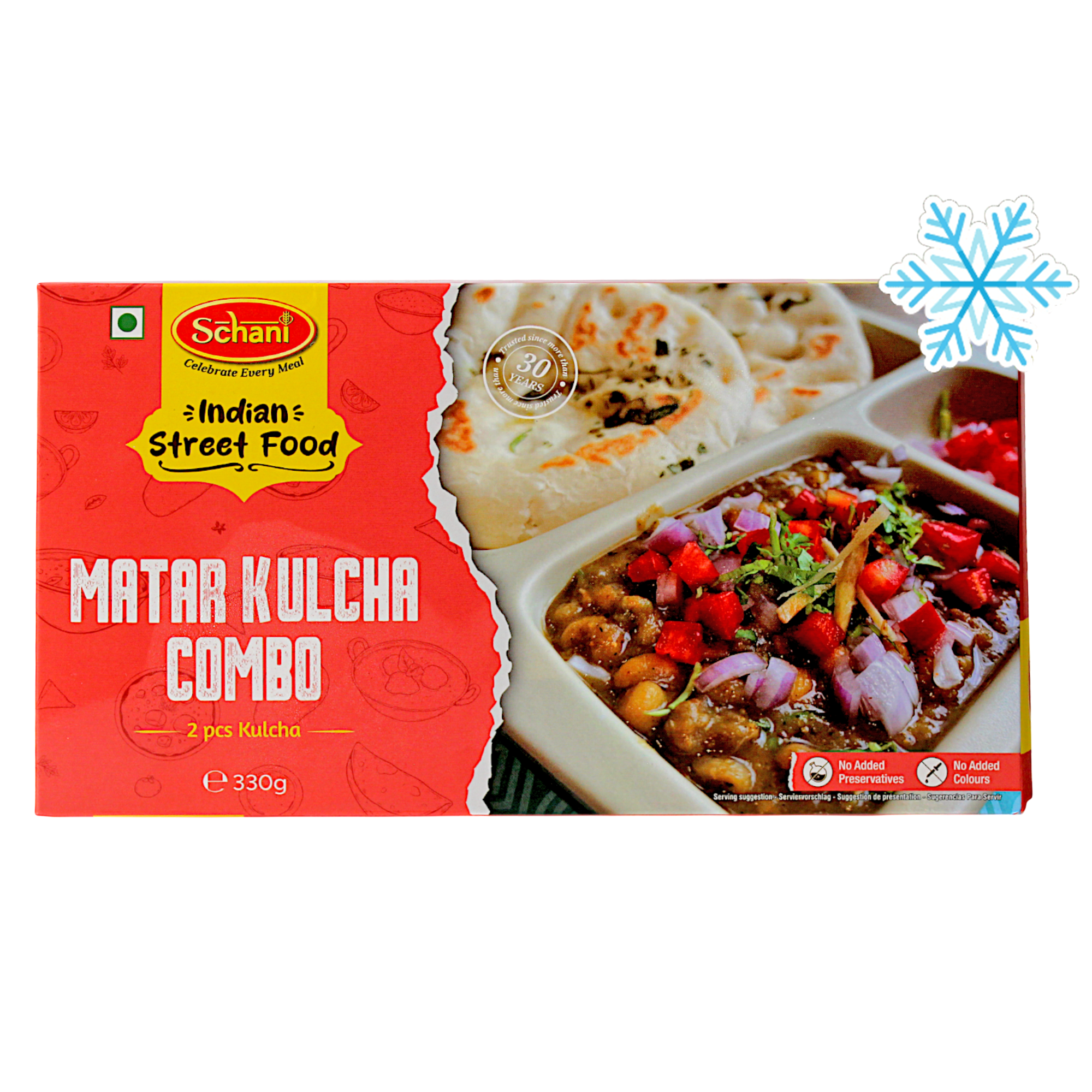 Schani - 330g (Frozen) Matar Kulcha Combo 2 pieces