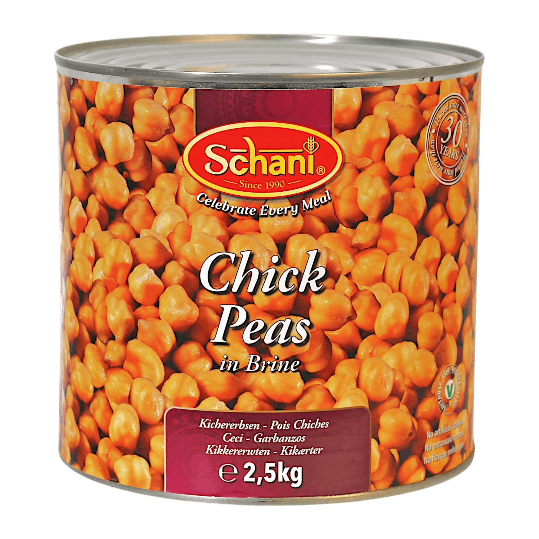 Schani - 1.5kg Boiled Chickpeas (Kabuli Chana)
