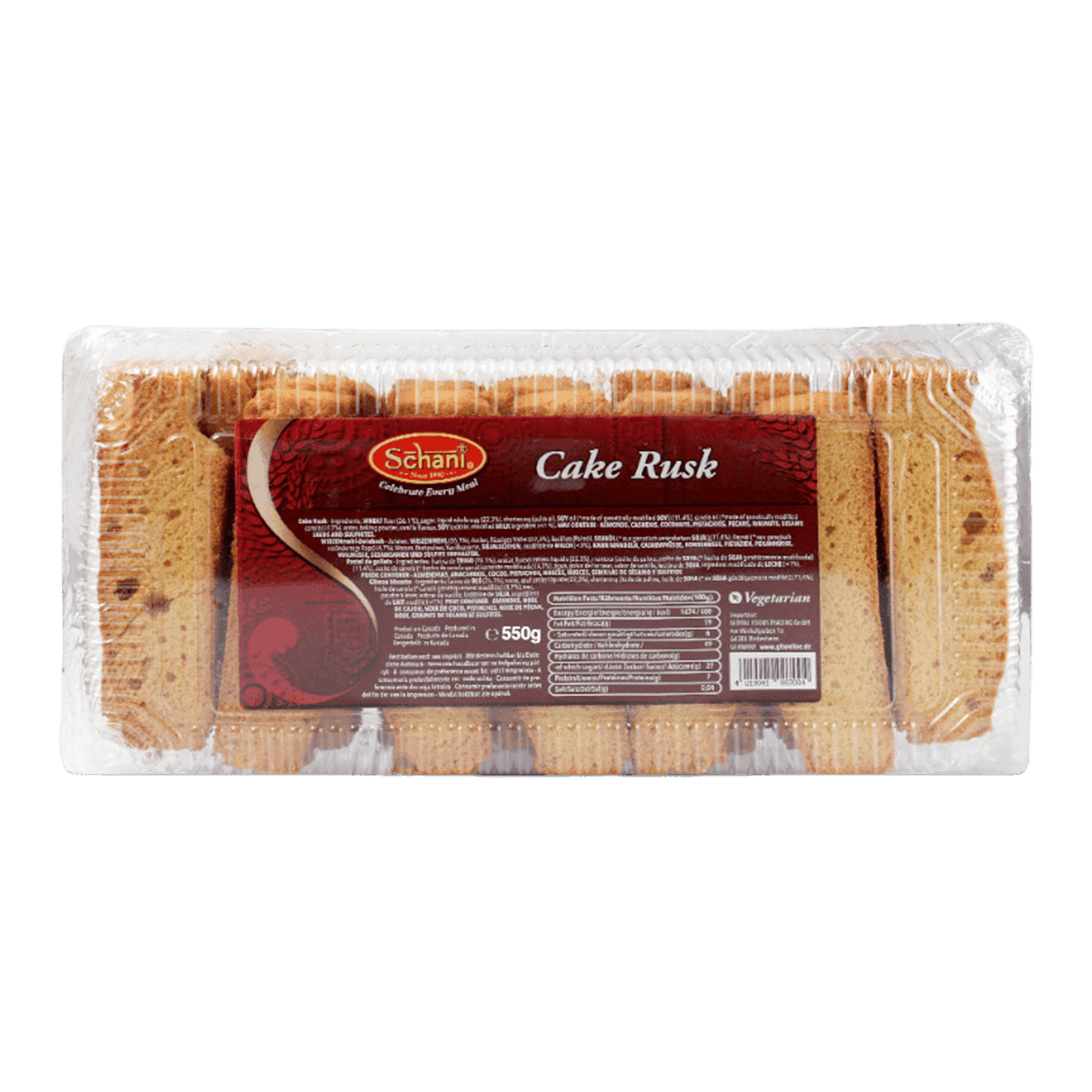 Schani - 550g Cake Rusk