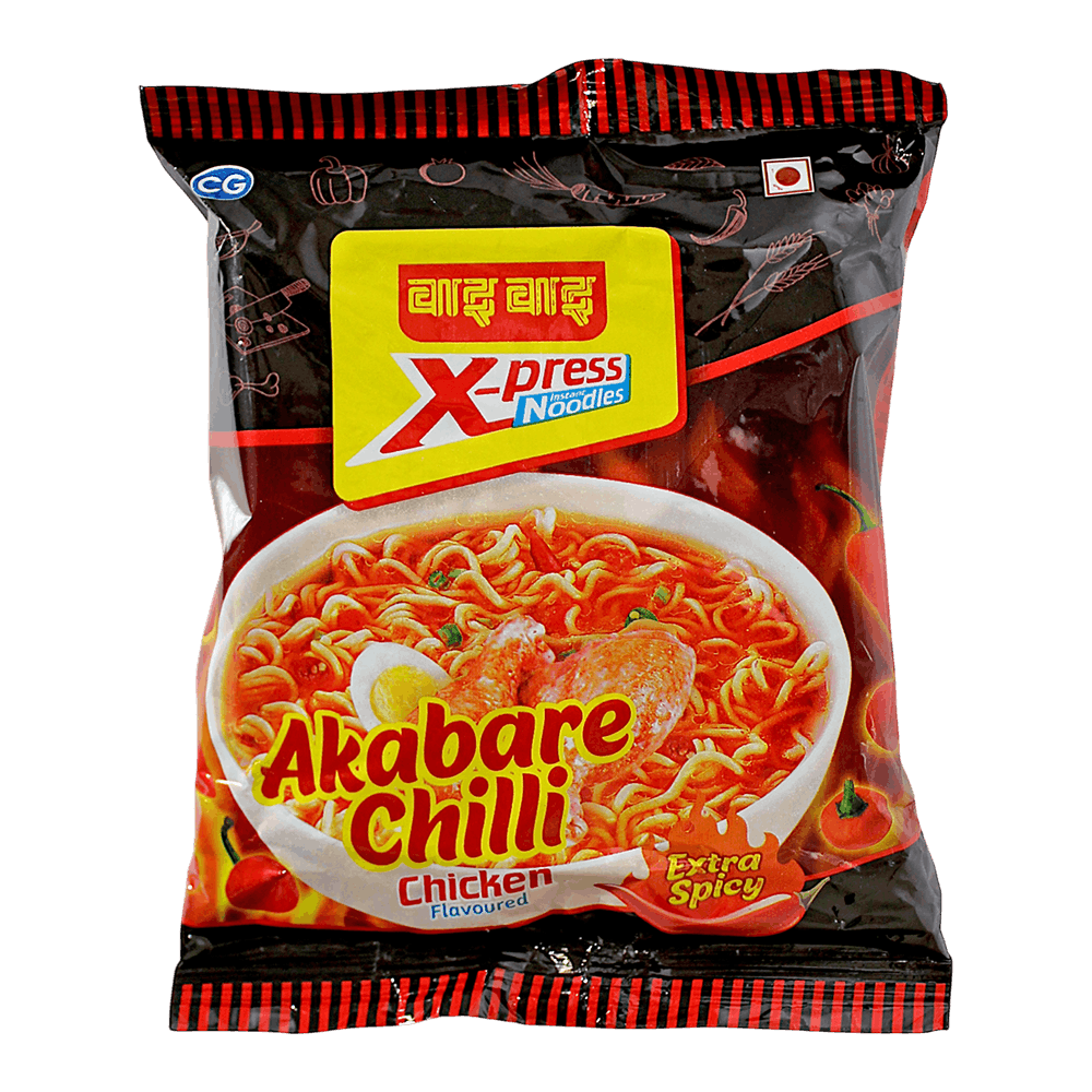 Wai Wai - 60g Xpress Akabare Chilli Noodles (Chicken Flavor)