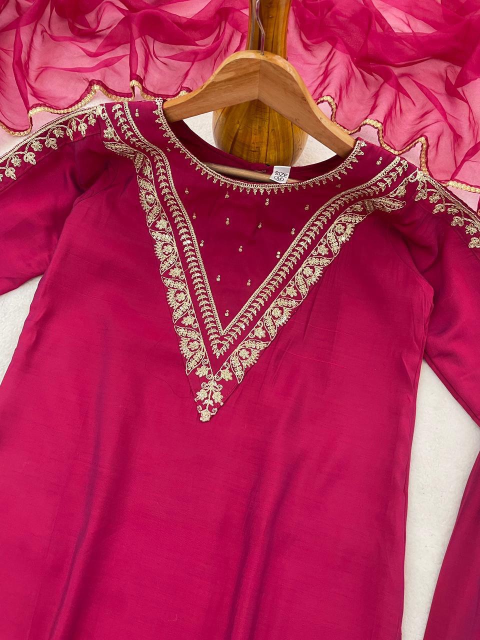 Noorika Roman Embroidered Suit Set
